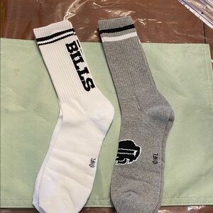 NFL Buffalo Bills Men's Socks - white and Gray New socks size 10-13